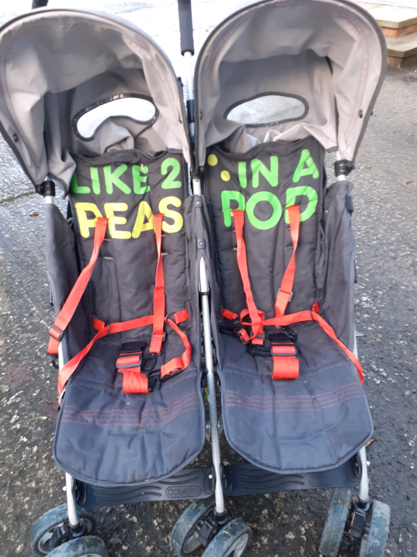 cosatto double stroller rain cover